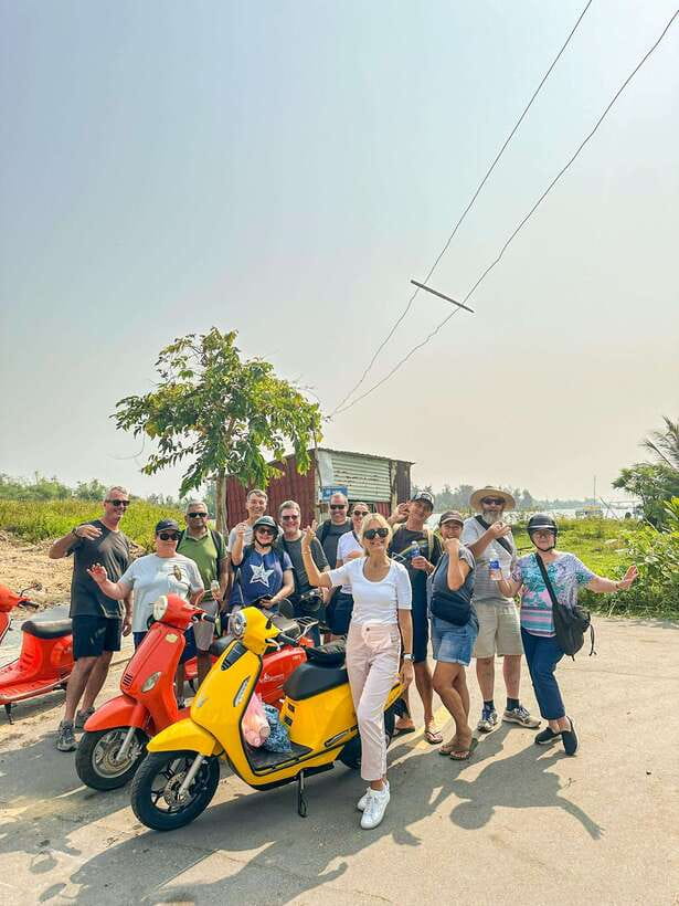 Hoi An: Half-day Electric Scooter Countryside Adventure - Brunch beside the river in Hoi An
