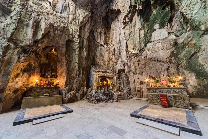 Hoi An: My Son Sanctuary And Marble Mountains Full-day Tour - Marble Mountains mixes caves, pagodas, and hilltop views