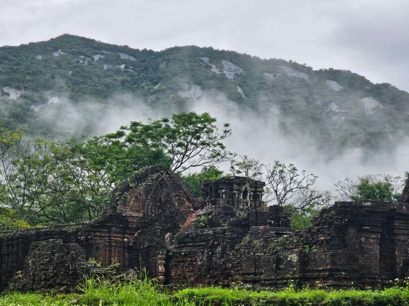 Hoi An: My Son Sanctuary Early Morning w. Champa Food Brunch - Walking through My Son Sanctuary