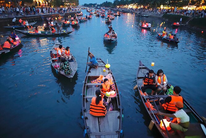 Hoi An Night Food Tour Motorbike & Lantern Cruise by Lady Rider - Exploring old-town lanes by motorbike and on foot