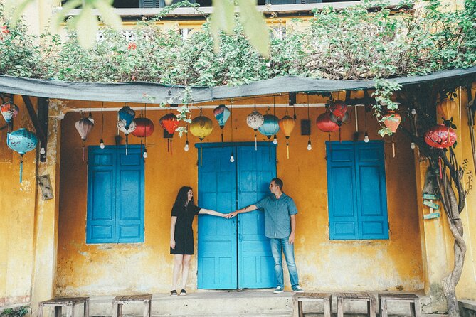 Hoi An Photographer & Vacation Photoshoot – Private Session - Starting among Hoi An’s yellow walls