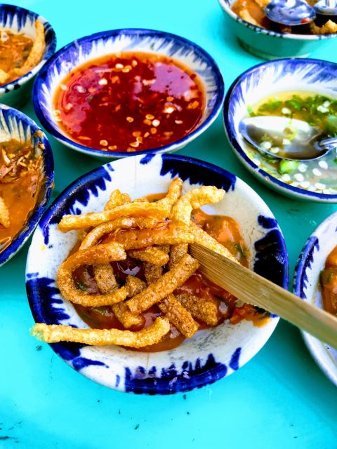 Hoi An Street Food Tour by Motorbike - The first taste: a Vietnamese sandwich at a Hoi An bakery