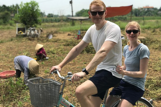 HOI AN Vegetable Village, Basket Boat, Palm Forest PRIVATE TOUR - Cẩm Thanh’s round basket boat