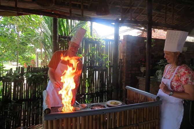 Hoian Cooking Class And Foot Massage Private Tour - Turning garden produce into Vietnamese lunch