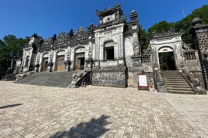 Hue City Tour via Hai Van Pass - Private Guided Tour - The unusual architecture of Khai Dinh Tomb