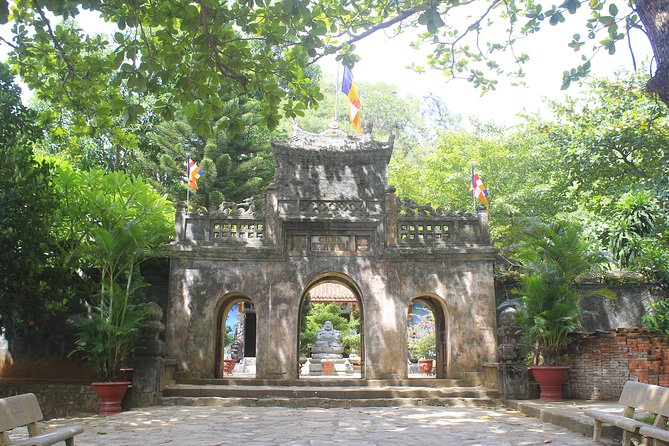 Marble Mountain and Linh Ung Pagoda Half Day from Hoi An/ Da Nang - Climbing Marble Mountain and entering Am Phu Cave