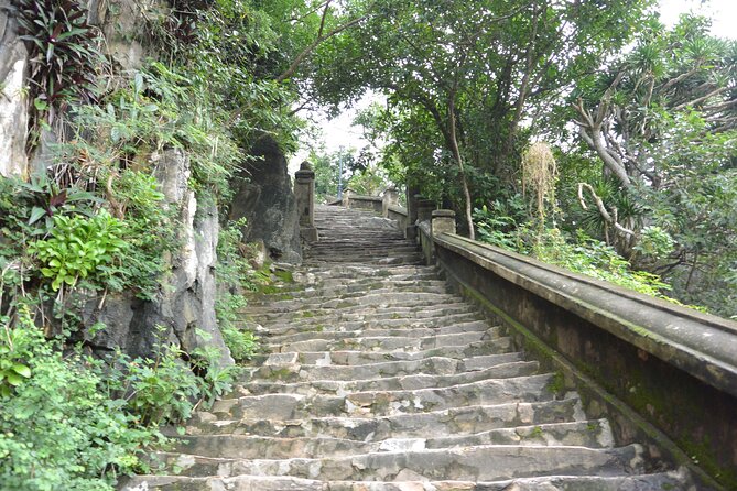 Marble mountain, Monkey Mountains with Cruise Trip on Han River - Da Nang after dark from the Han River