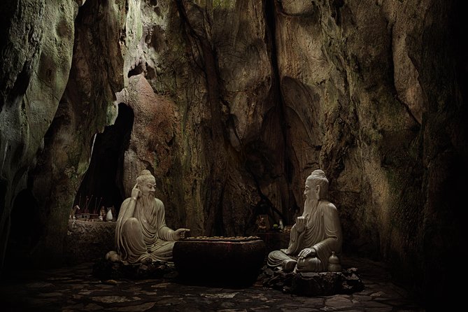 Marble Mountains And Son Tra Peninsula Half-day Tour - The stone-carving village beside the mountain