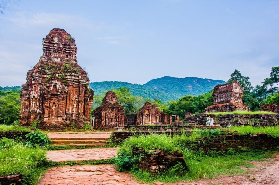 Marble Mountains, Lady Buddha & My Son Holyland FullDay Trip - Marble Mountains, stonework, and 19th-century pagodas