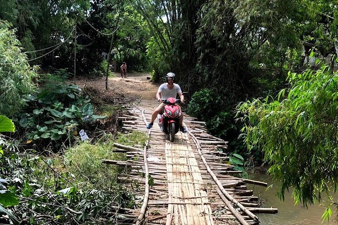 My Son Adventures Loop (1 ngày -150km) - Crossing the Thu Bon River by local ferry