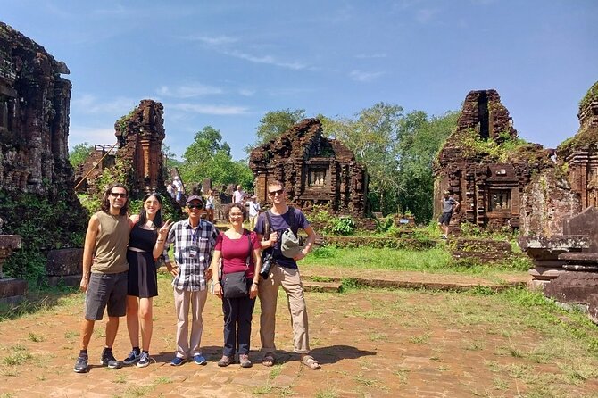 My Son Sanctuary and Boat Trip Sunset private Tour - A 1 pm pickup from Hoi An or Da Nang