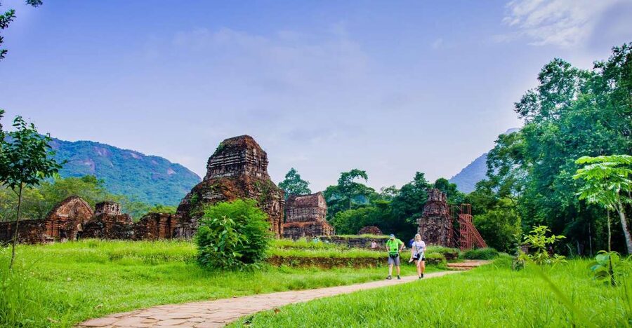 My Son Sanctuary & Cruise Small Group from Hoi An /Da Nang - The morning pickup from Hoi An or Da Nang