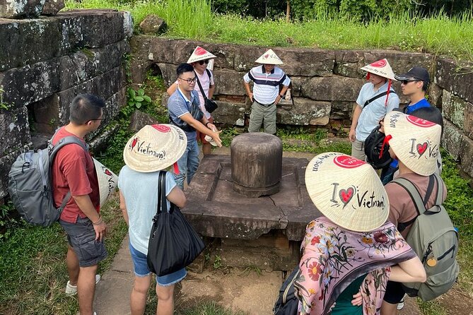 My Son Sunset Trip with Banh Mi and Cruise from Hoi An/ Da Nang - Reaching the My Son Temple Groups