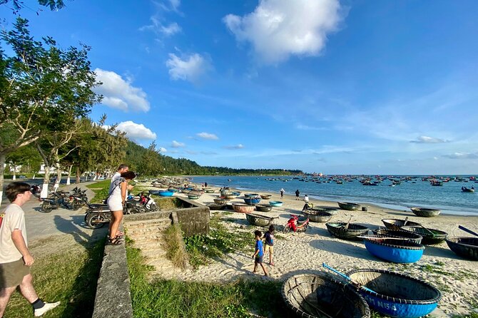 PRIAVATE DaNang CITY TOUR-FOOD TOUR-Sunset BOAT TRIP on Han river - My Khe Beach for a short coastal pause