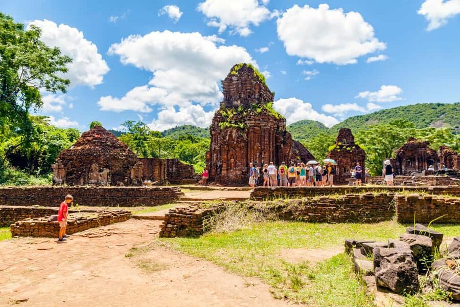 Private Car Hoi An to Hue Via Hai Van Pass, Lagoon & More - Marble Mountains begins the coastal route