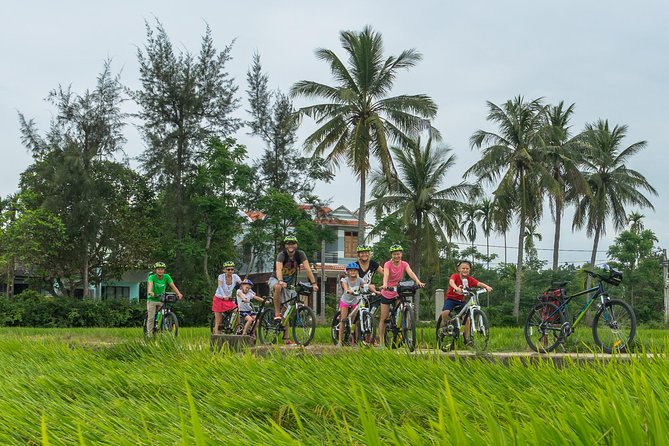 Private Hoi An Bike and Kayak Guided Tour with Lunch - Family workshops, rice fields, and the shipyard