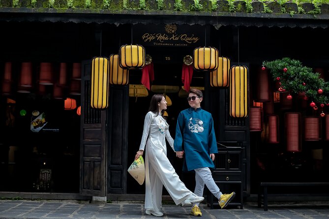 Professional Photography Tour Optional Ao Dai Dress in Hoi An - The Thu Bon River and optional flower lanterns