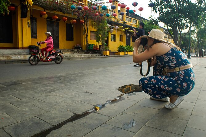 Sunset photo tour with the farmers - Sunset color, then Hoi An after dark